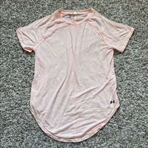 Under Armour Light Pink Short Sleeve Athletic Tee